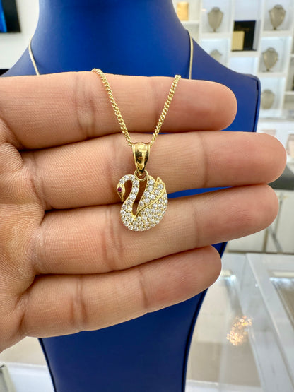 ❤️ CADENA CISNE ORO 14K ❤️