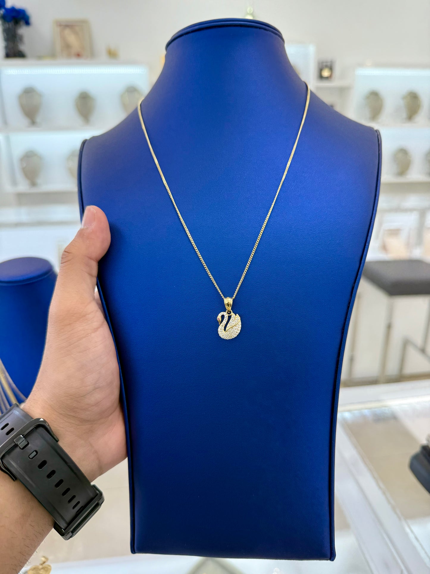 ❤️ CADENA CISNE ORO 14K ❤️