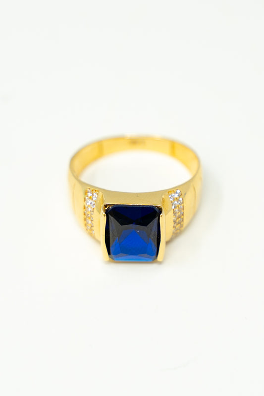 MEN'S RING - BLUE STONE