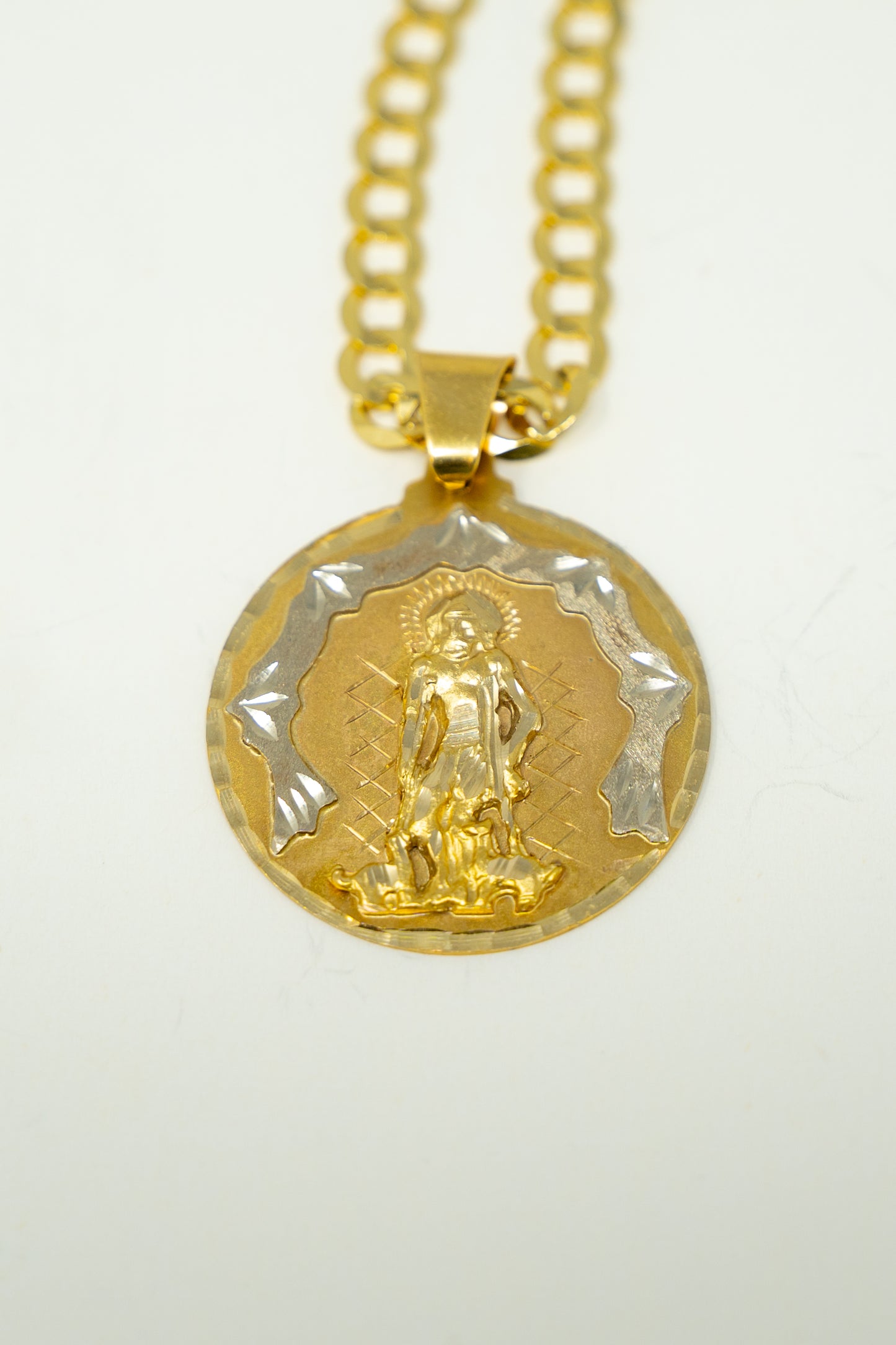 CHAIN AND MEDALLION SET - SANTA VIRGEN