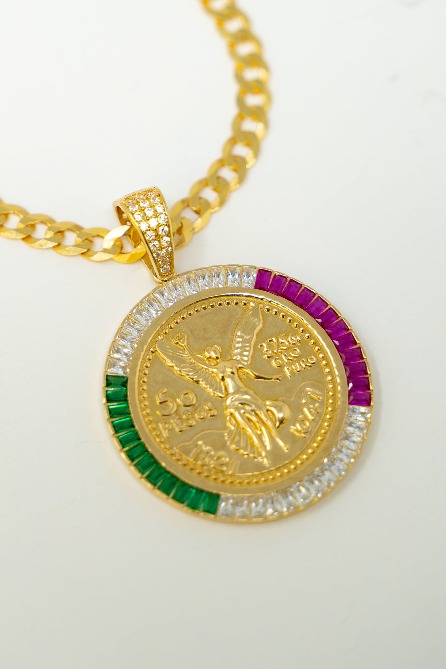 CHAIN AND MEDALLION SET - CENTENARIO TRICOLOR