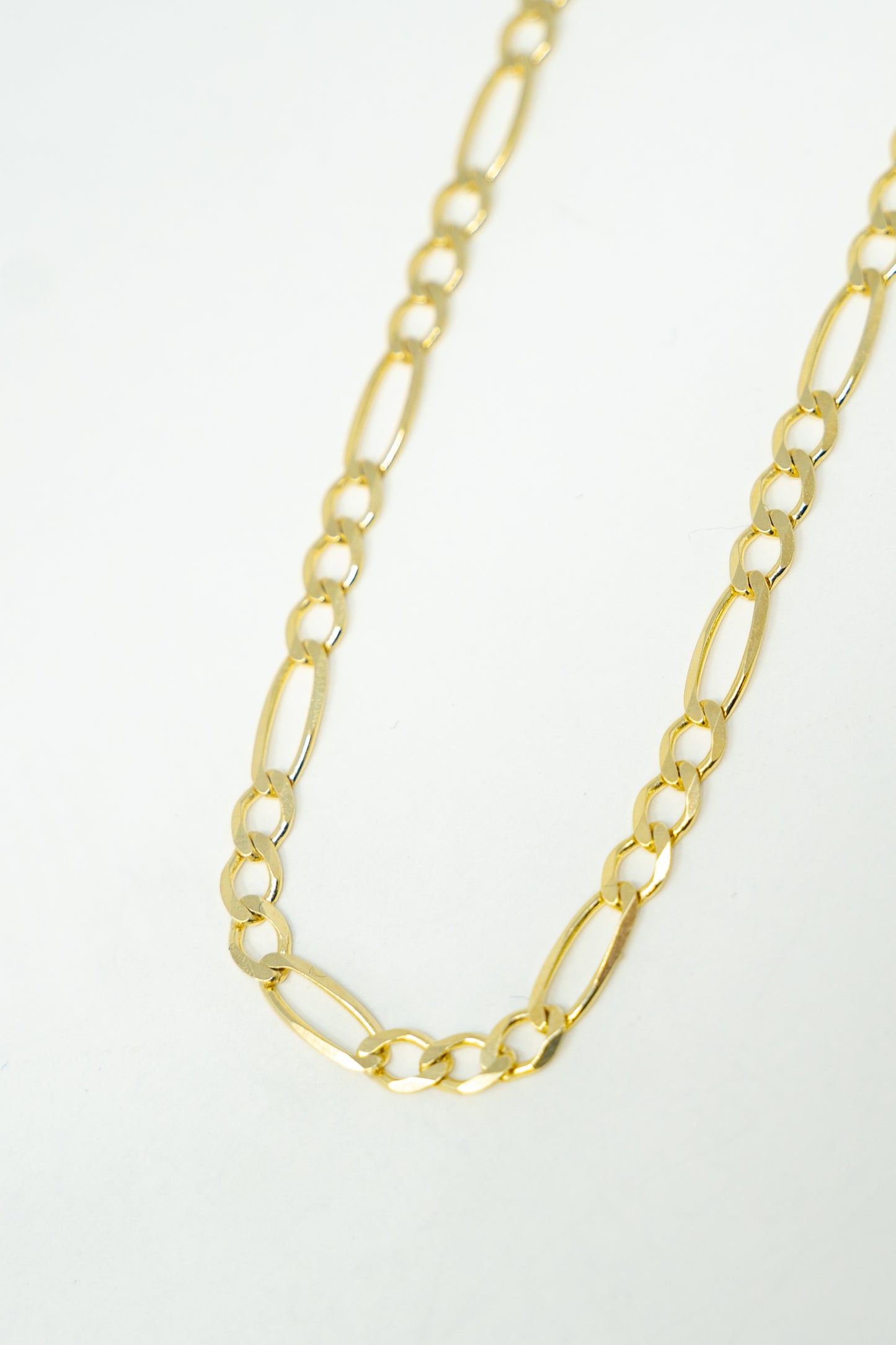 SOLID GOLD FIGARO CHAIN BASE