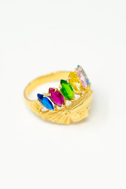 MEN'S RING - COLORFUL INDIAN