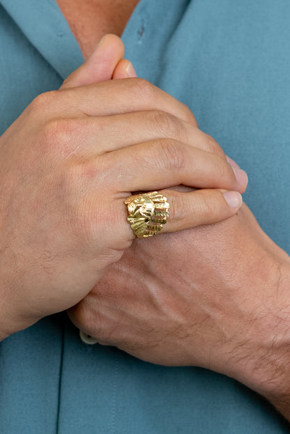 MEN'S RING - INDIAN GOLD