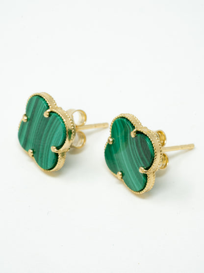 Green Clover Earrings