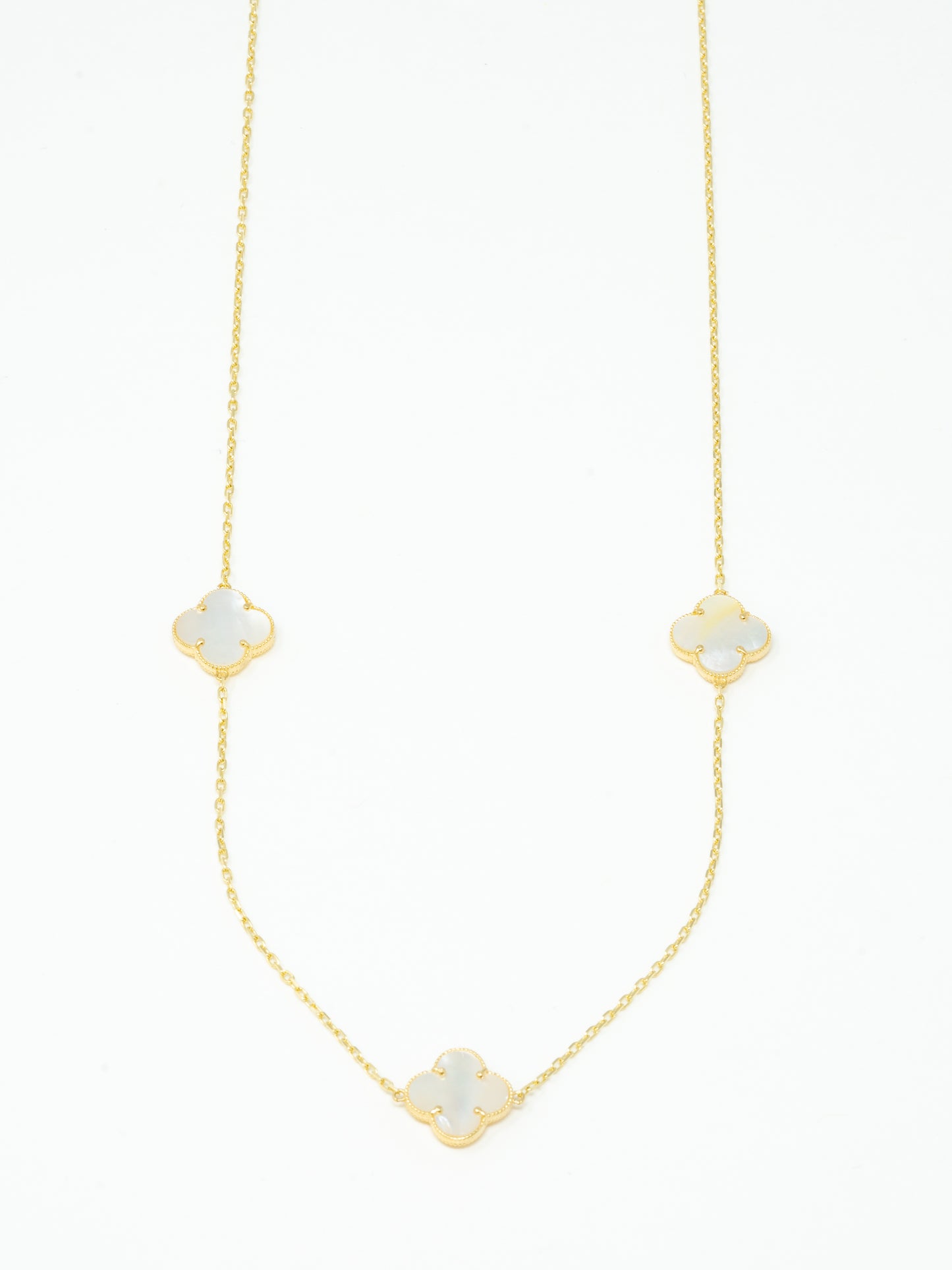 White Clover necklace