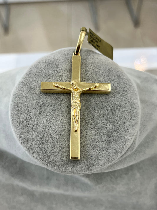 Dije Cruz Jesuscristo ORO 14k