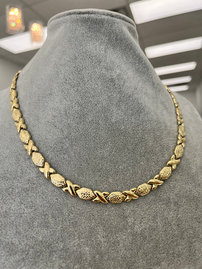 GARGANTILLA XOXO ORO 14K ❤️ 14K GOLD NECKLACE / CHOKER