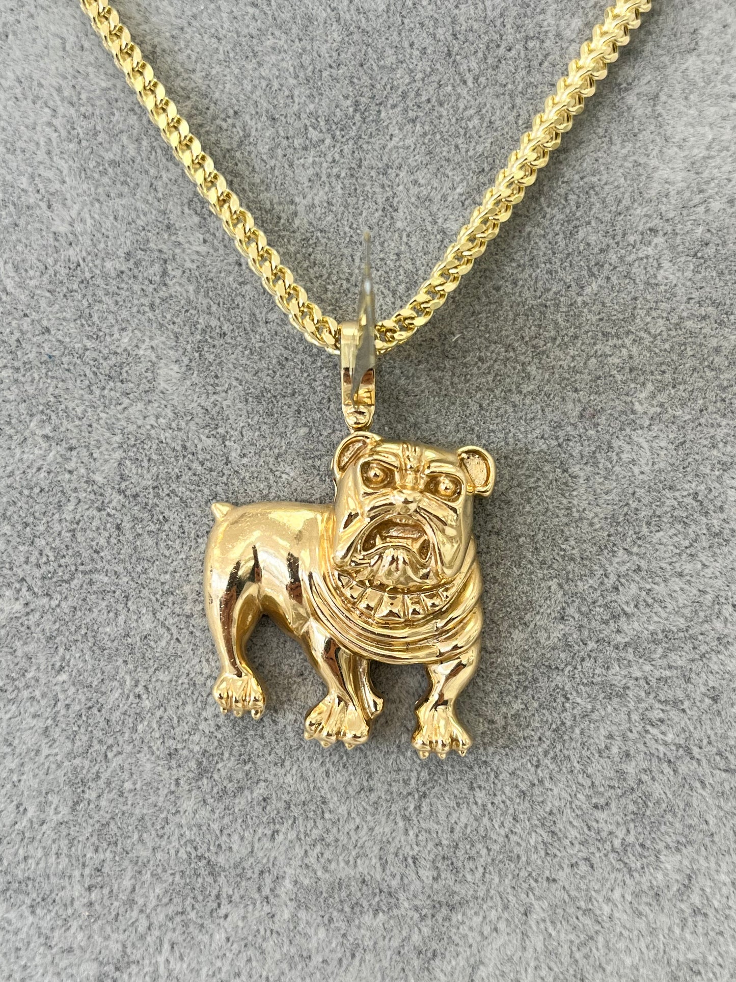 DIJE PERRITO FRENCHIE ORO 14K / 14K GOLD FRENCHIE PENDENT