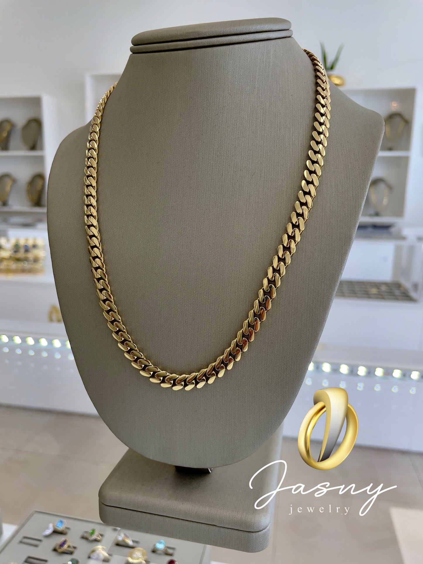 🇮🇹💎 Cadena monaco ORO 14K