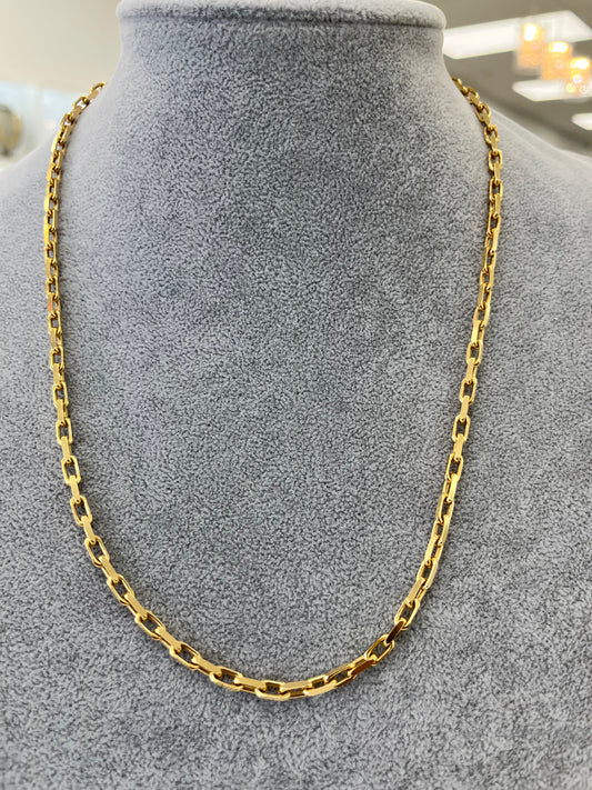 ✨ CADENA HERMÈS SÓLIDA ORO 14K ✨ 14K SOLID YELLOW GOLD HERMES LINK CHAIN NECKLACE