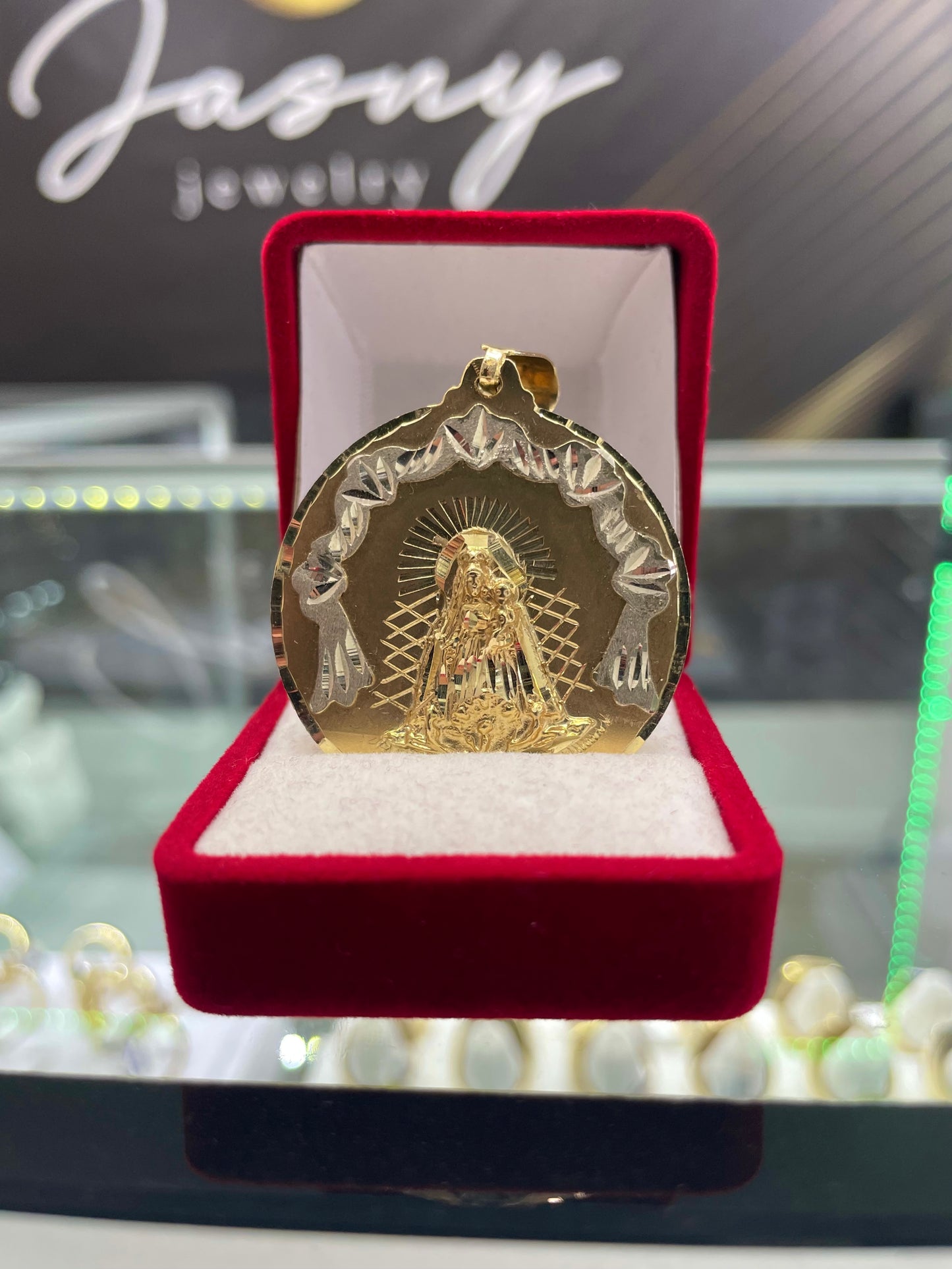 🇮🇹💎 MEDALLA VIRGEN GUADALUPE ORO 10K