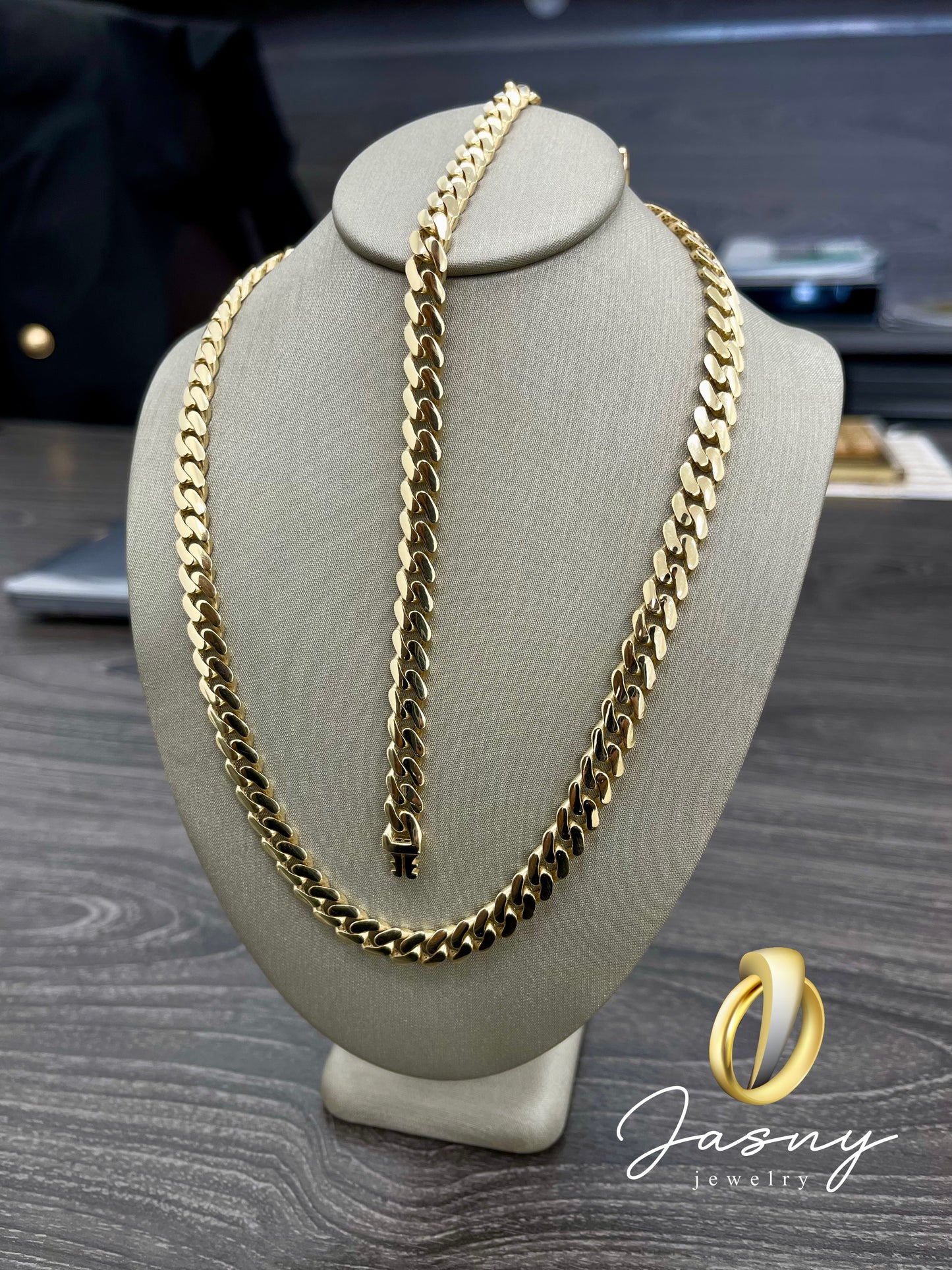 💎🇮🇹 Set gargantilla Mónaco ORO 10K Dama