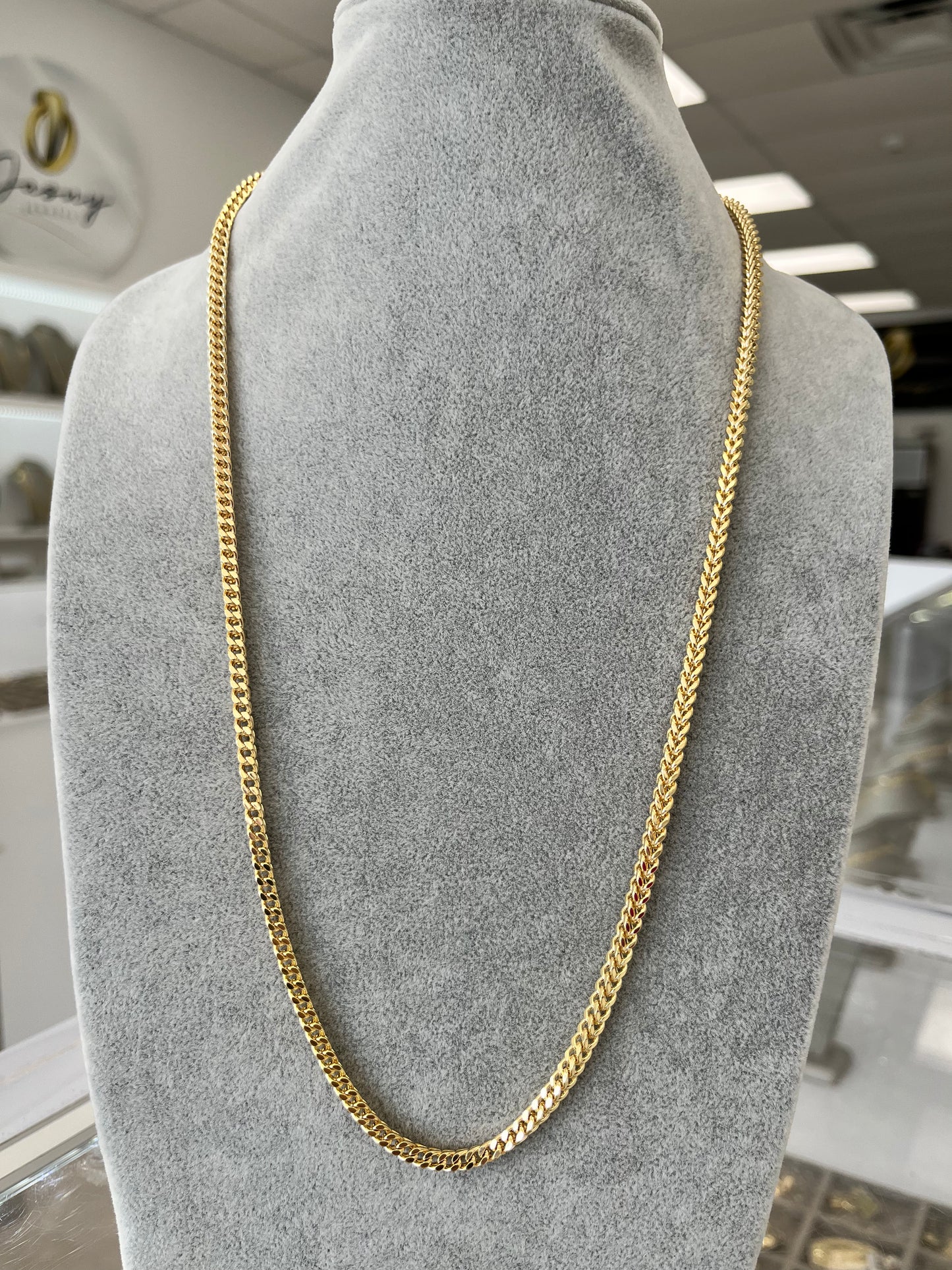 CADENA FRANCO ORO 14K / 14K GOLD FRANCO HALLOW CHAIN