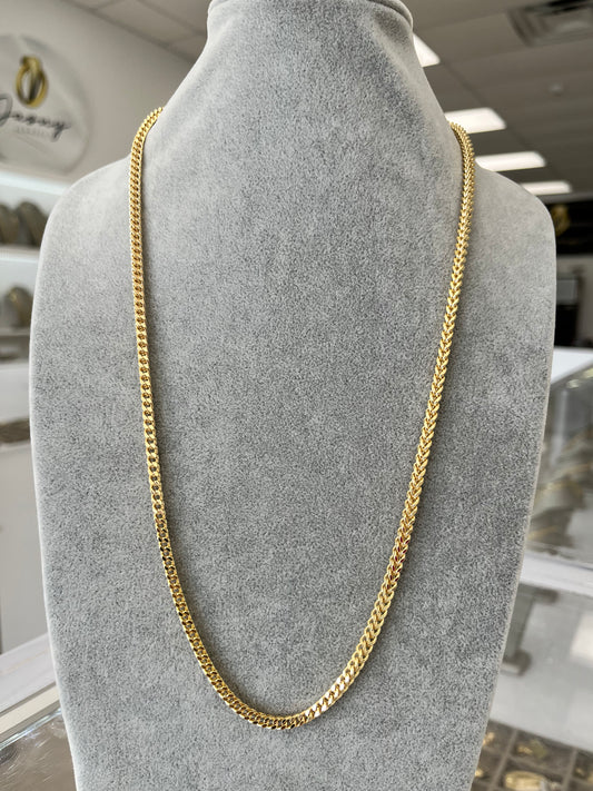 CADENA FRANCO ORO 14K / 14K GOLD FRANCO HALLOW CHAIN