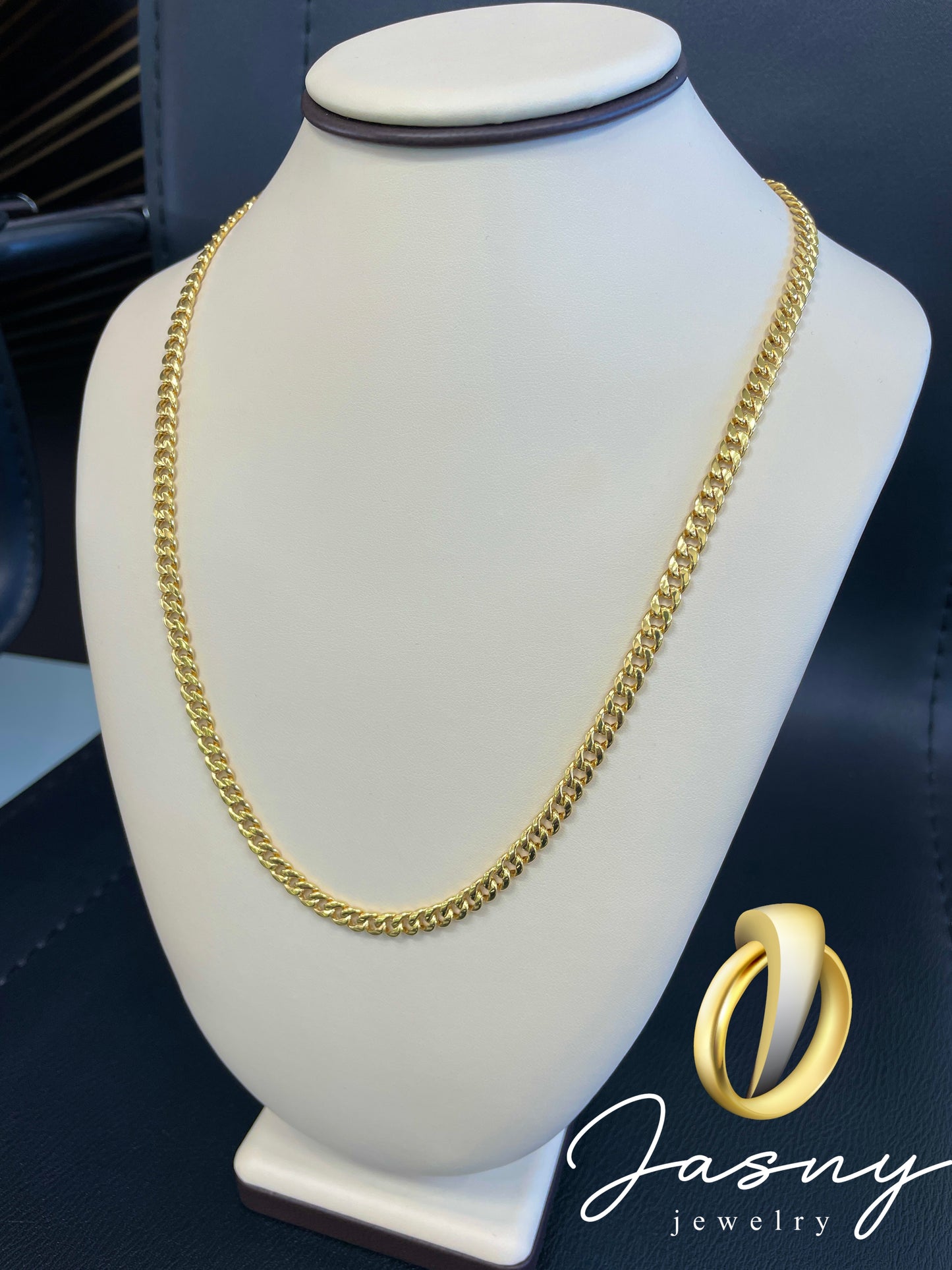 Chain Cuban link gold 14k