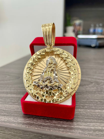 💎🇮🇹 MEDALLA VIRGEN DE COROMOTO 3D ORO 10K