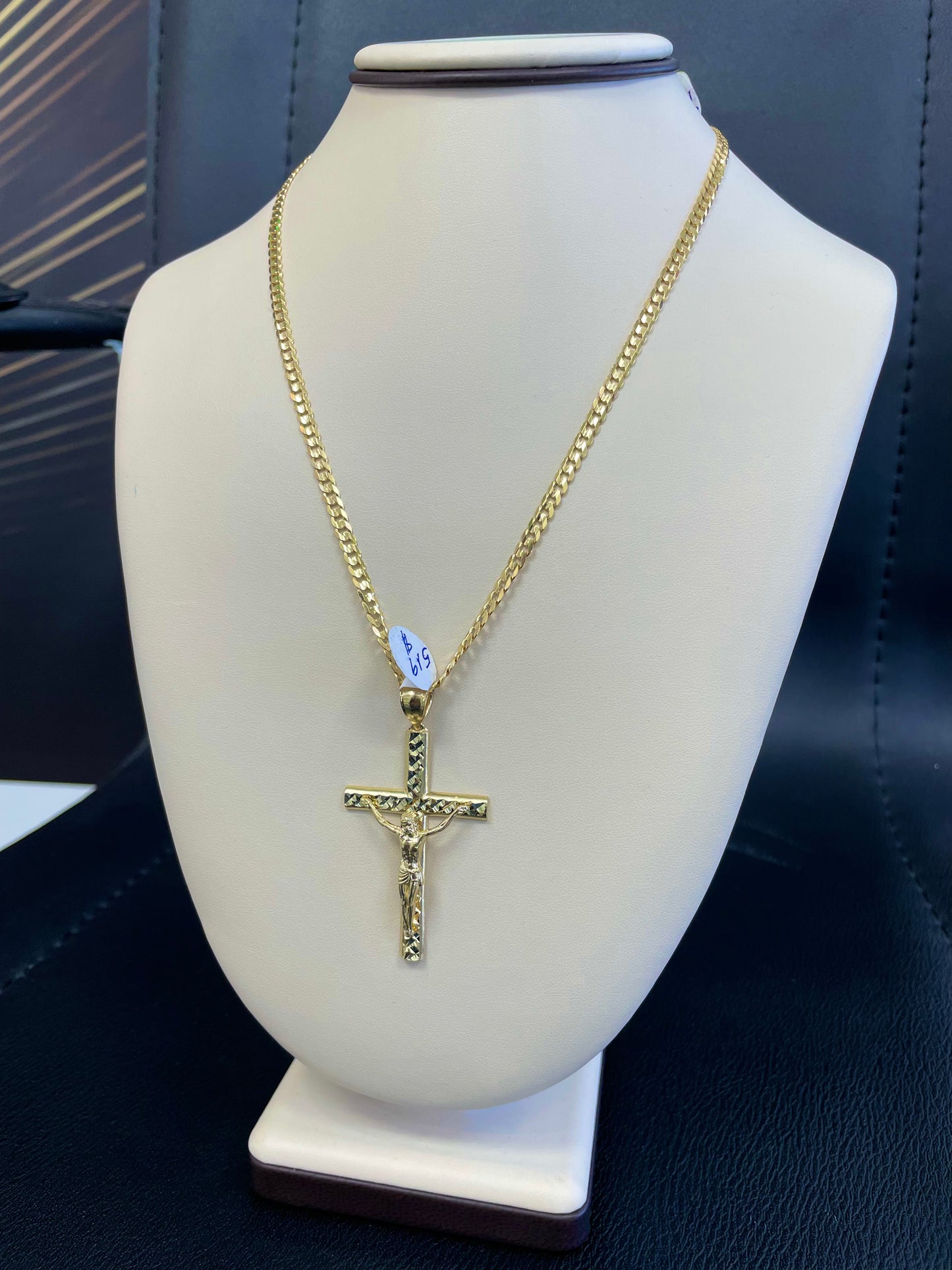 💎🇮🇹 CADENA CRISTO ORO 14K 🥇