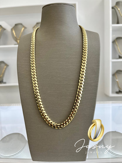 🇮🇹💎 CADENA CUBAN LINK SÓLIDA ORO 10K