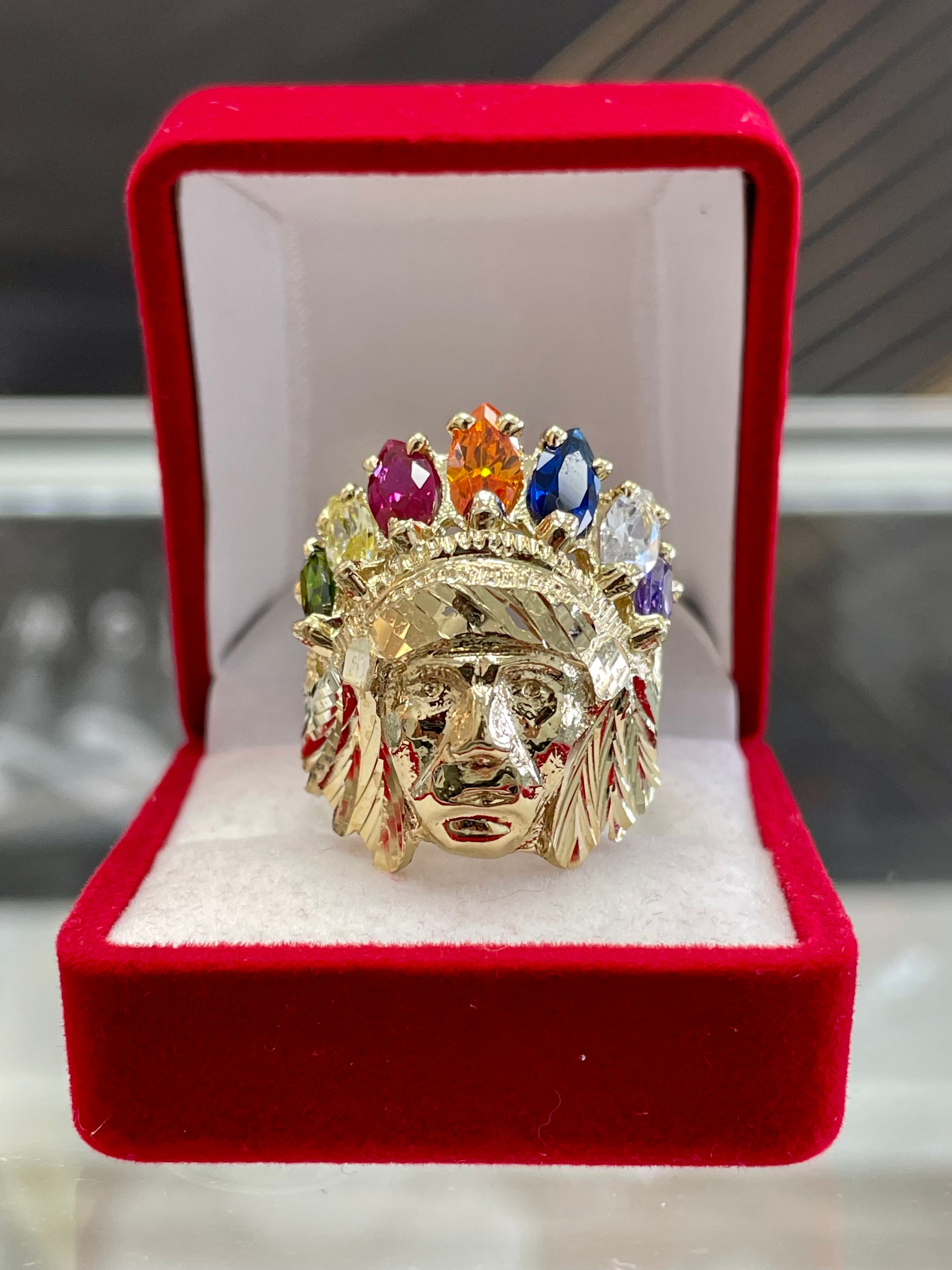 Anillo de indio online en oro