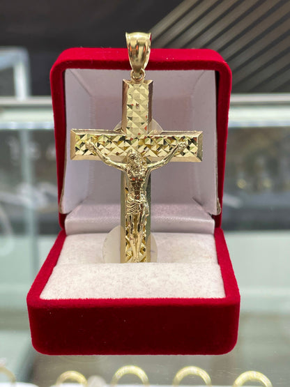 💎🇮🇹 MEDALLA CRISTO ORO 14K