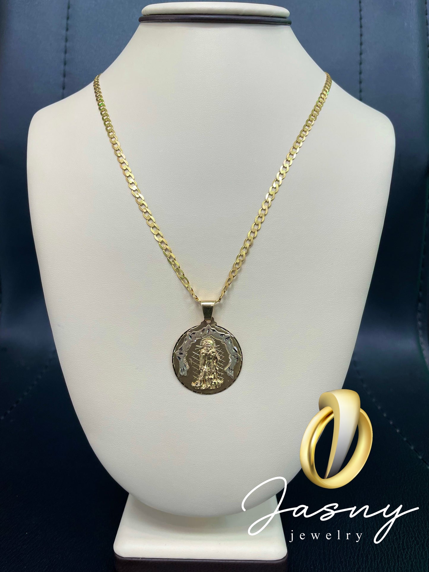 Set chain San Lazaro gold 14k