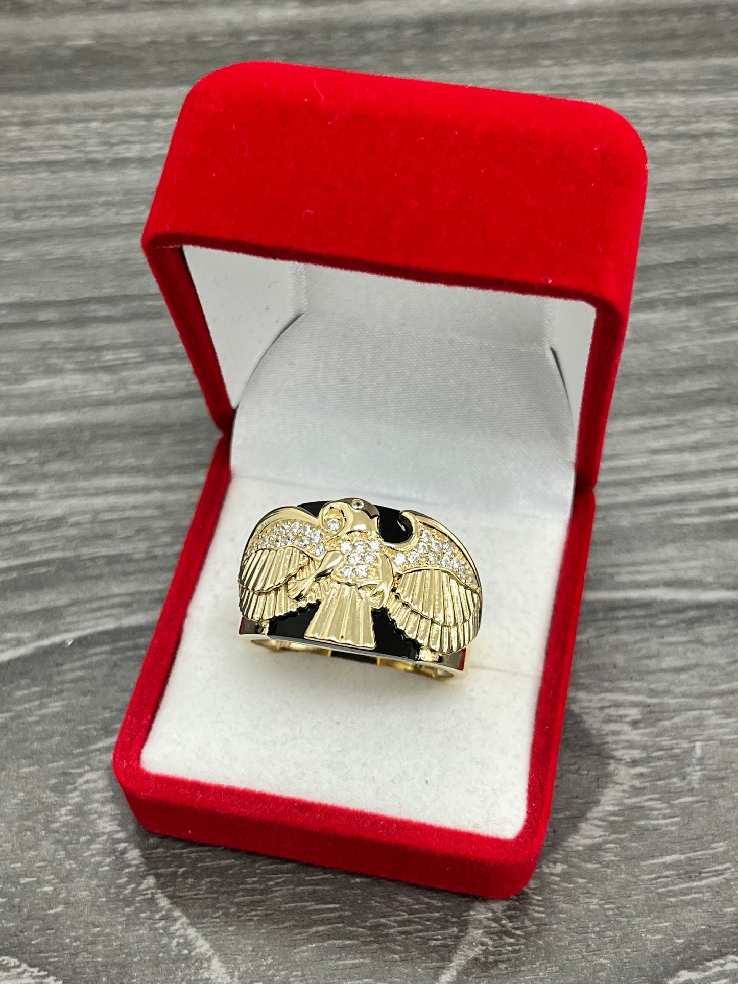 💍ANILLO ÁGUILA ORO 14K