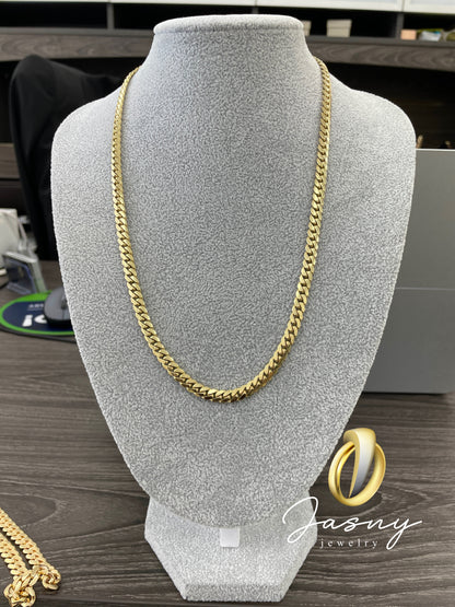 🇮🇹💎 CADENA CUBAN LINK SOLIDA ORO 10K