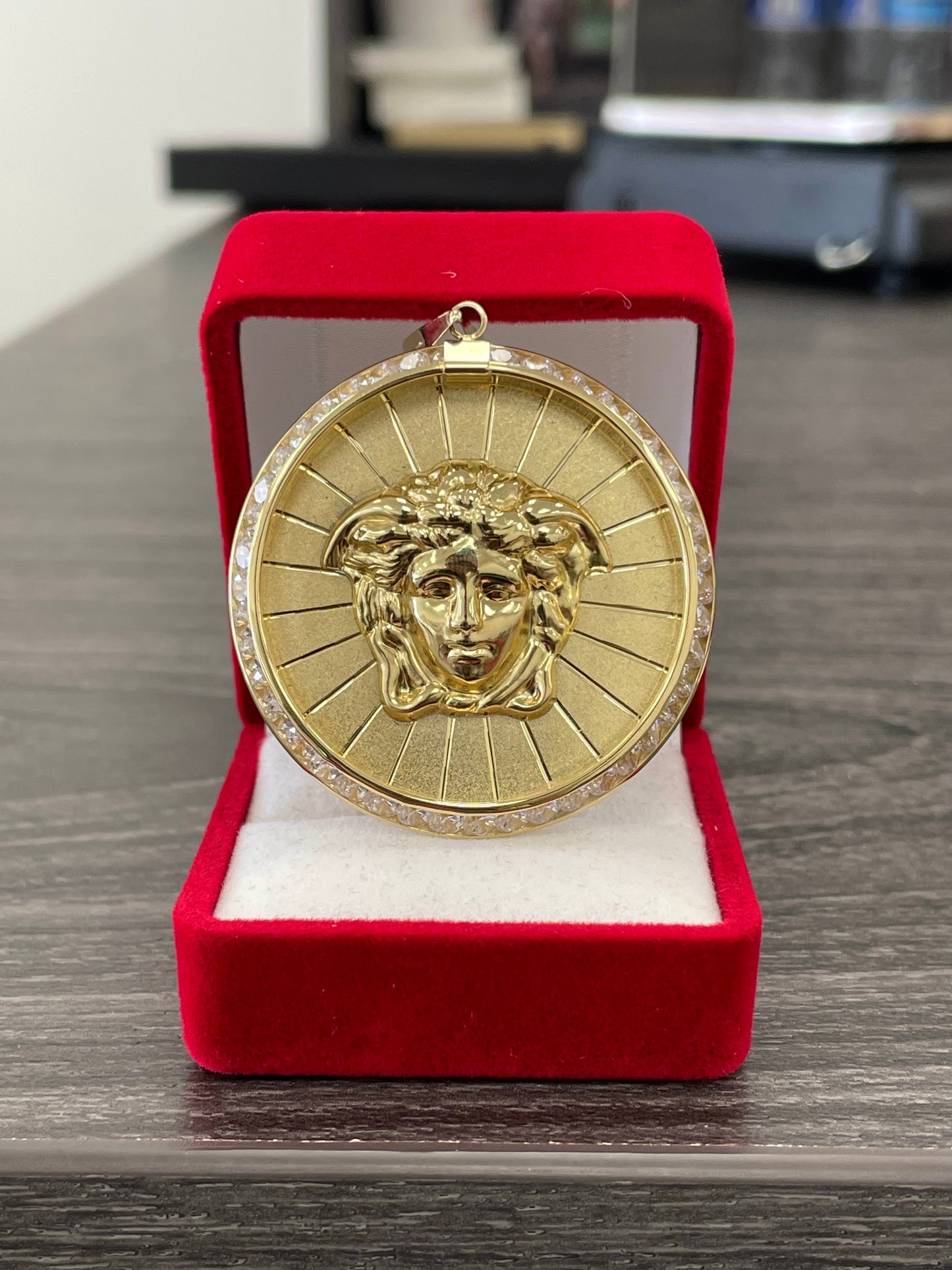 💎🇮🇹 MEDALLA VERSACE ORO 14K