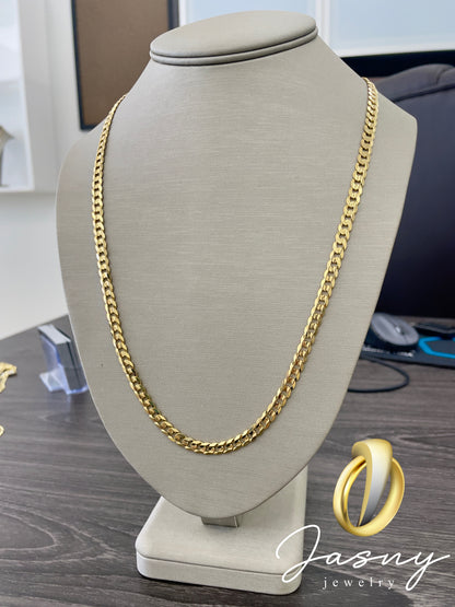 🇮🇹💎Cadena martillada ORO 14k