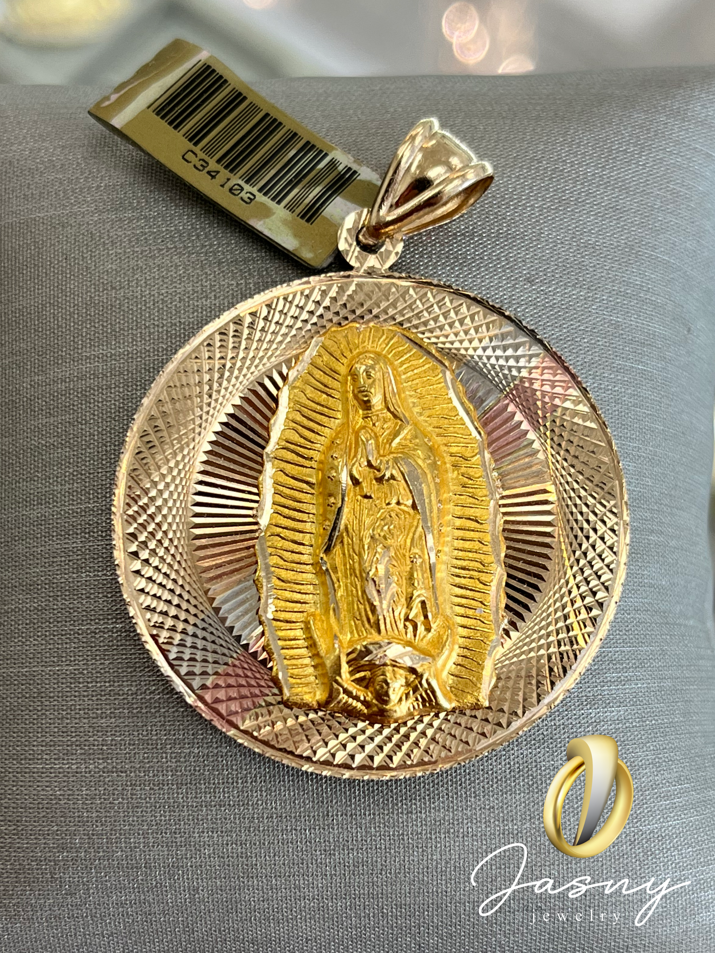 ✨MEDALLA VIRGEN GUADALUPE ORO 14K✨