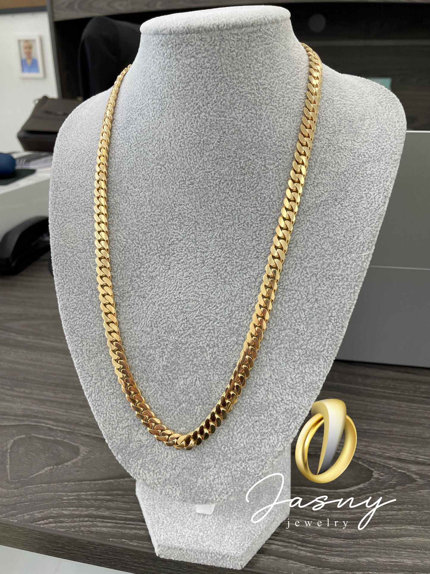 🇨🇺💎 CHAIN CUBAN SOLD GOLD 14K**NEW**