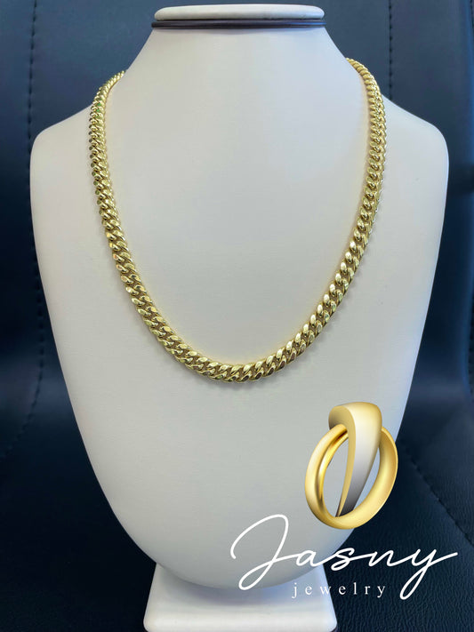 Chain Cuban link gold 14k