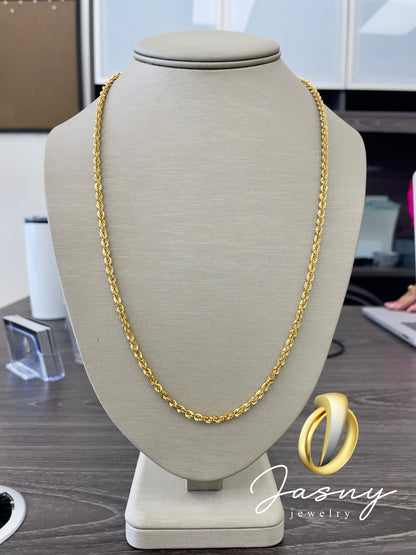 🇮🇹💎 Cadena rope ORO 14K