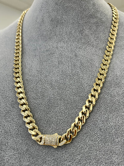 ✨CADENA MÓNACO HALLOW ORO 10k ✨ HOLLOW CHAIN MONACO GOLD 10K