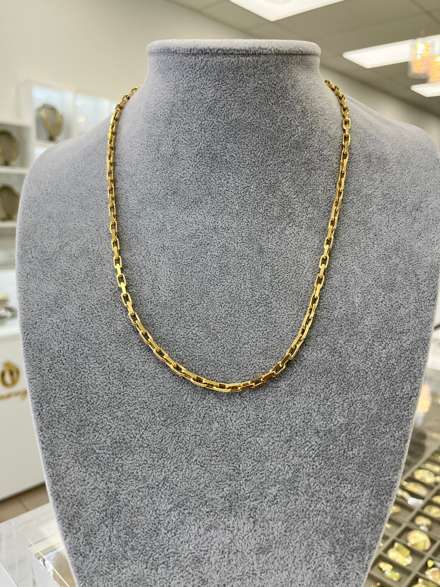 ✨ CADENA HERMÈS SÓLIDA ORO 14K ✨ 14K SOLID YELLOW GOLD HERMES LINK CHAIN NECKLACE