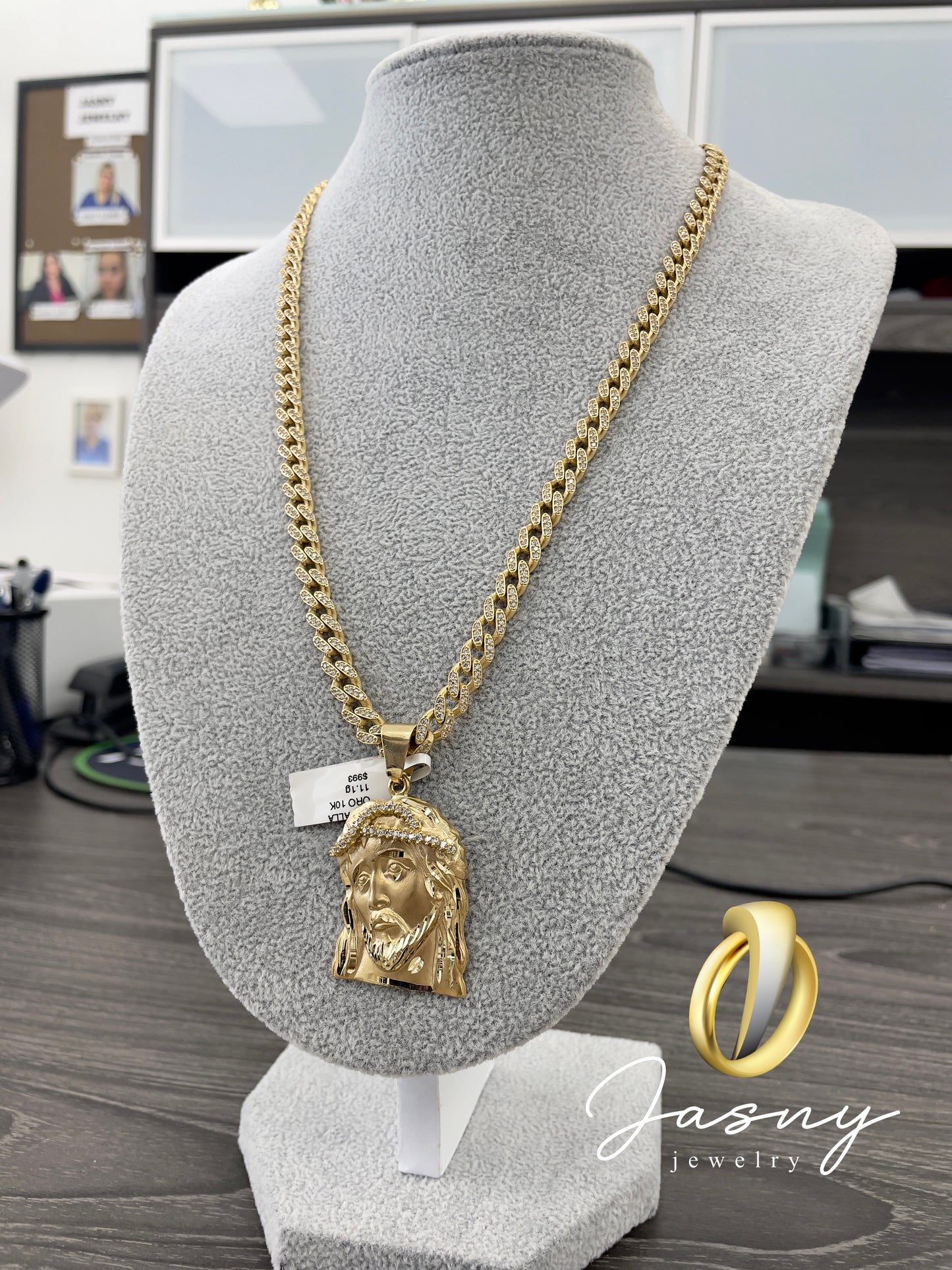 🇮🇹💎 *NEW* CHAIN JESUS GOLD 14K