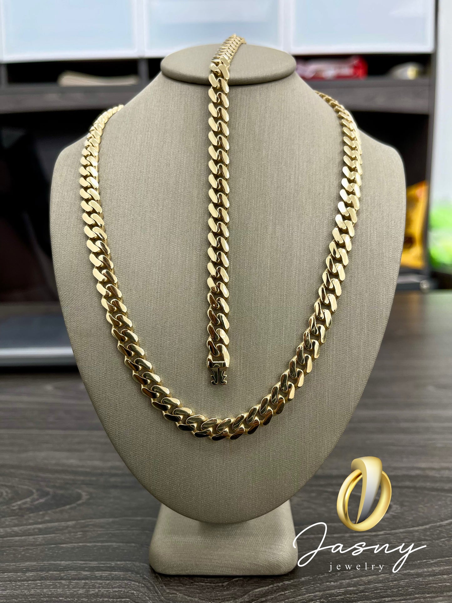 💎🇮🇹 Set gargantilla Mónaco ORO 10K Dama