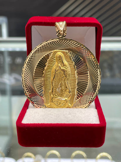 🇮🇹💎 MEDALLA VIRGEN GUADALUPE ORO 14K