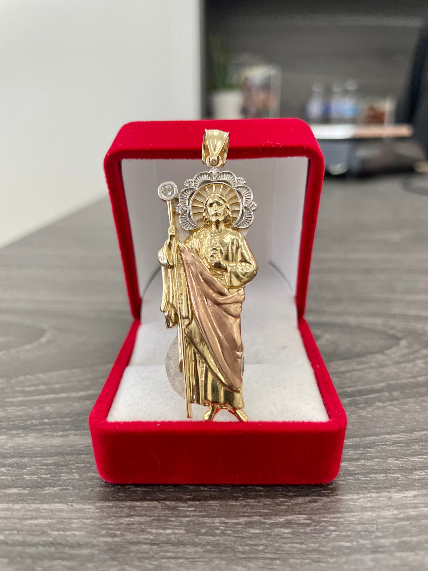 🇮🇹💎 DIJE SAN JUDAS TADEO ORO 14K