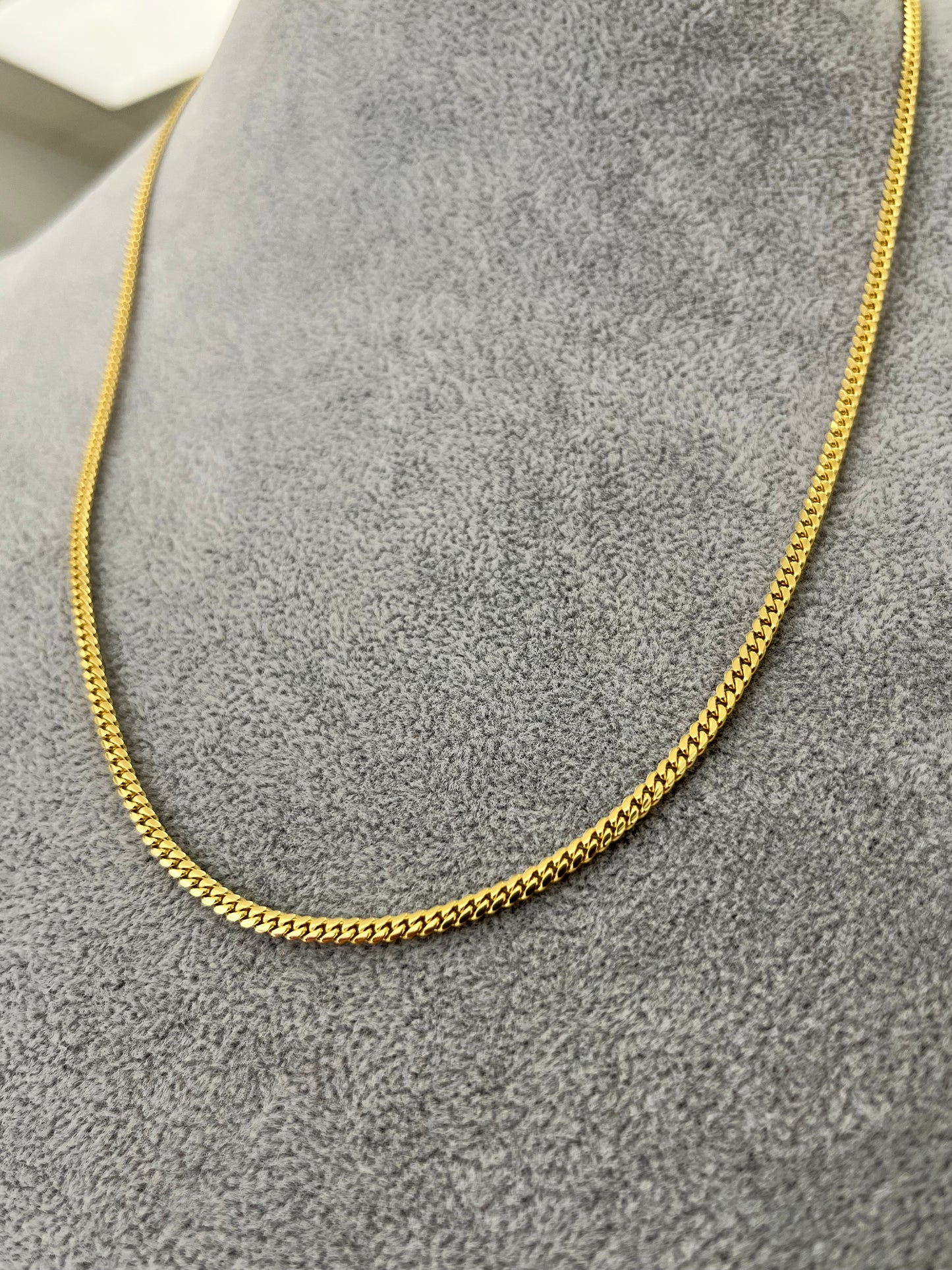 CADENA CUBAN LINK SOLIDA ORO 10K /