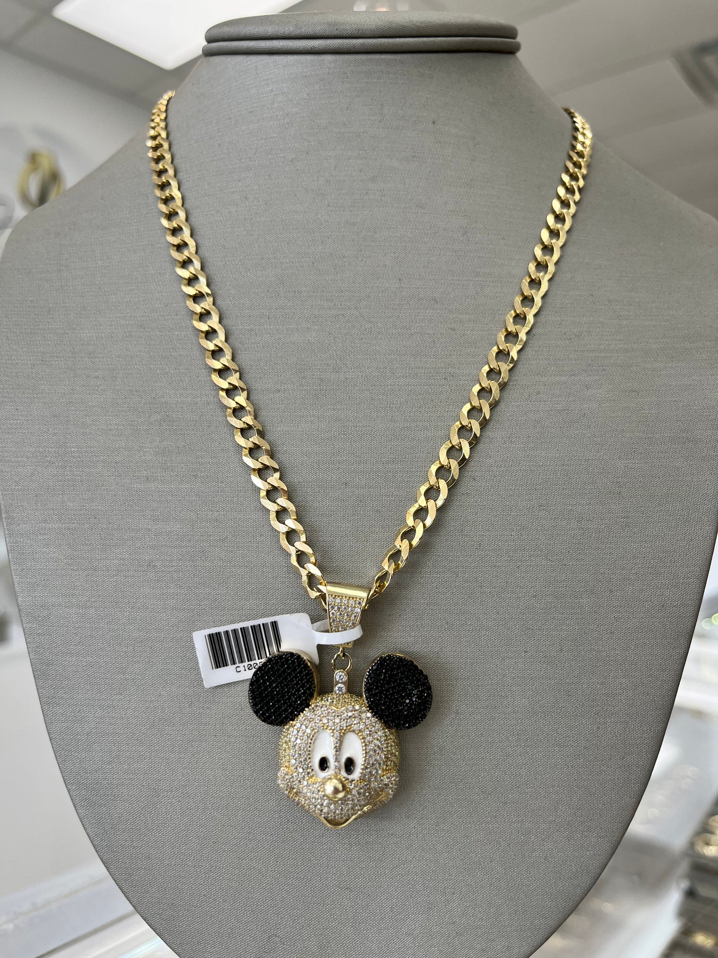 ✨CADENA + DIJE MICKEY MOUSE ORO 10K