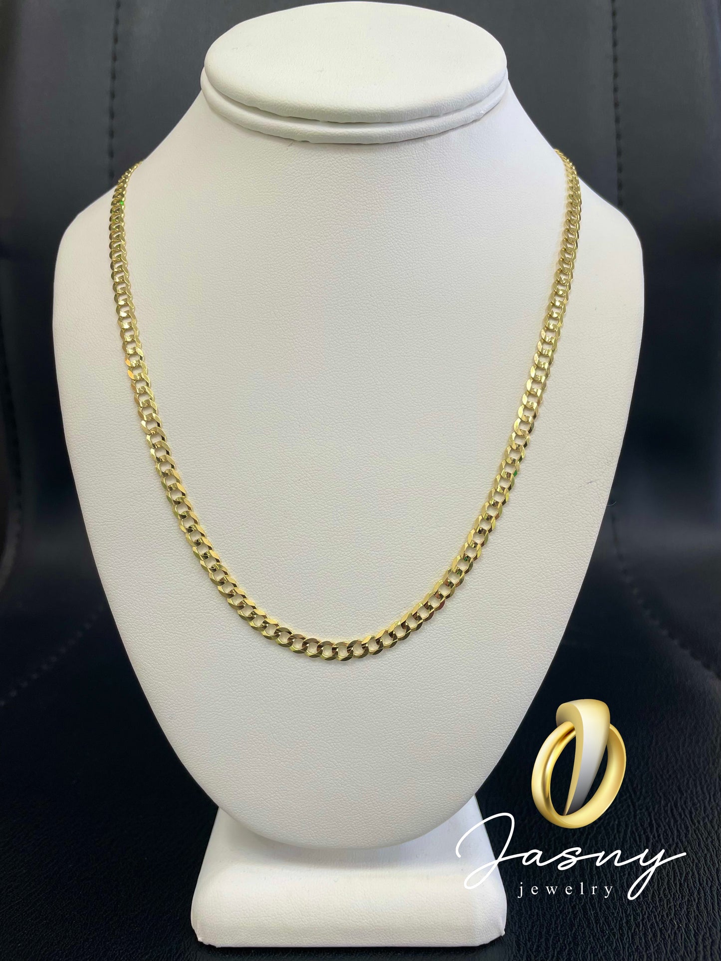 🇮🇹💎 CADENA MARTILLADA ORO 14K