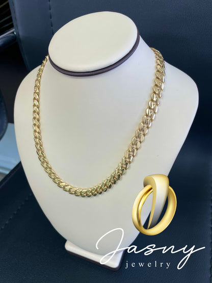 Chain Cuban link gold 14k