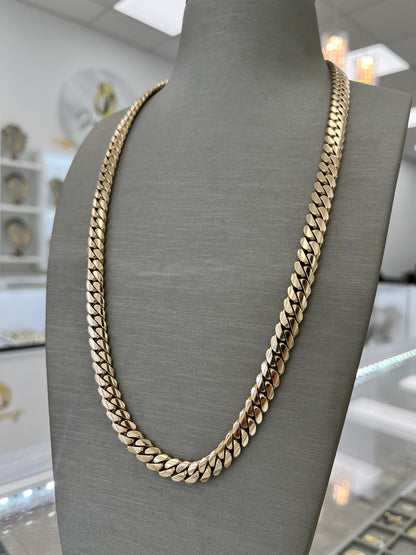 ✨CADENA CUBAN LINK SÓLIDA ORO 10K