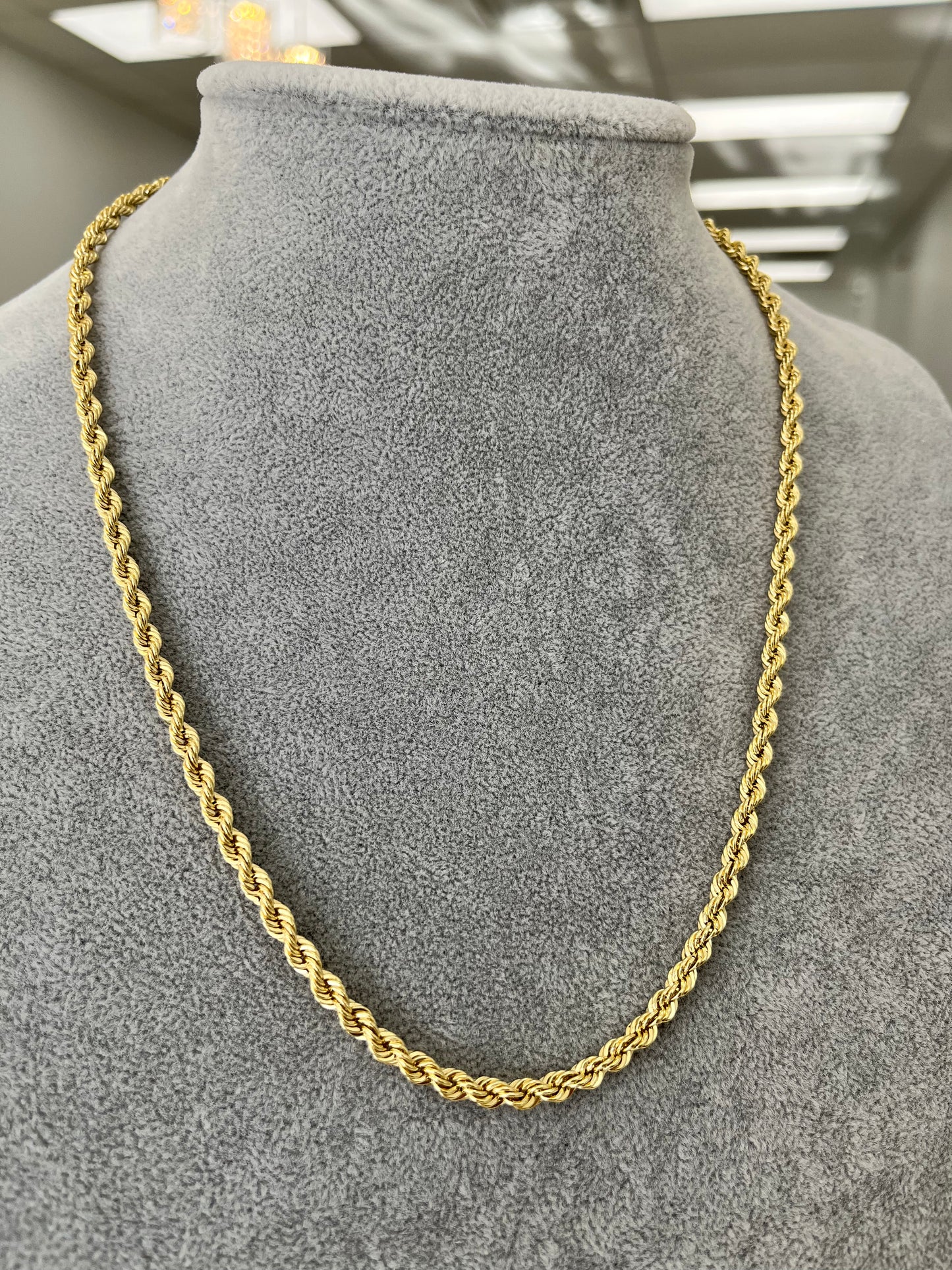 ✨CADENA SOGA SEMI-SÓLIDA ORO 14K ✨ ✨14K GOLD ROPE CHAIN✨