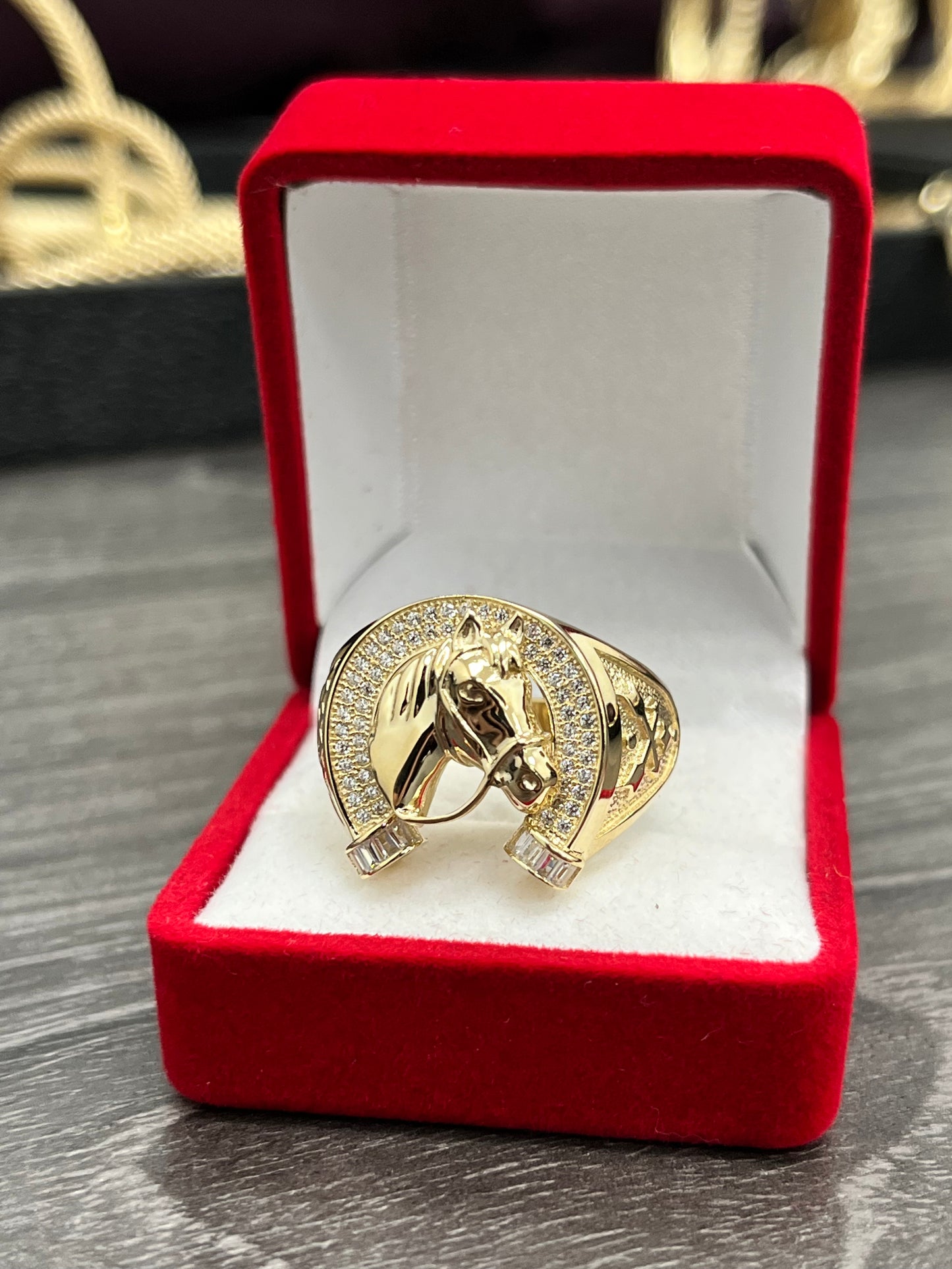 💍ANILLO CABALLO ORO 14K