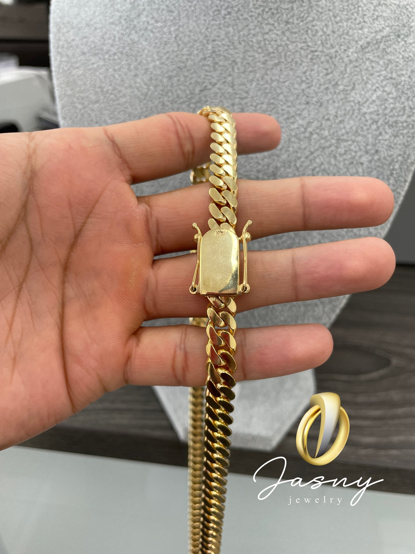 🇨🇺💎 CHAIN CUBAN SOLD GOLD 14K**NEW**