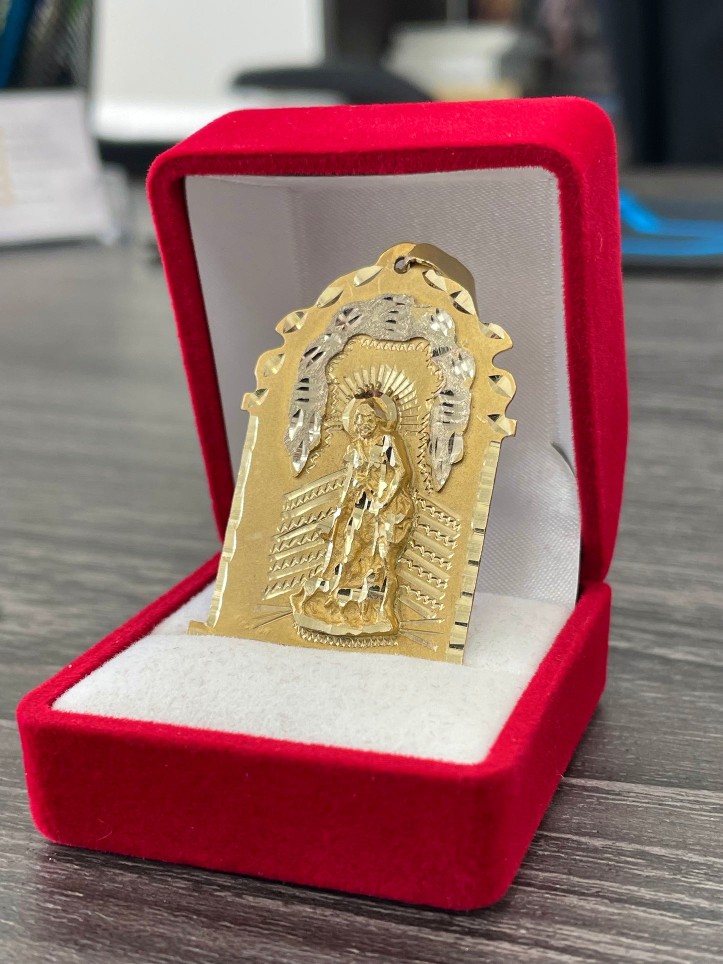 💎🇮🇹 Dije San Lazaro ORO 14K