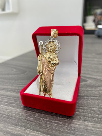 🇮🇹💎 DIJE SAN JUDAS TADEO ORO 14K